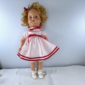 Vintage Ideal Shirley Temple 18 Doll  1930s  NO BOX
